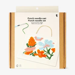 Punch needle set - Floral wall art