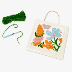 Punch needle set - Floral wall art
