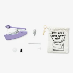 Purple handheld sewing machine