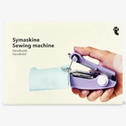 Purple handheld sewing machine