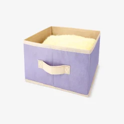 Purple storage basket - 13x30 cm