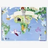 Puzzle - Illustrated world map