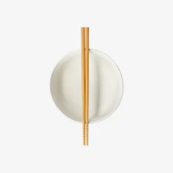 Ramen bowl with chopsticks