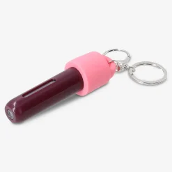 Refillable travel perfume bottle with silicone cover and carabiner