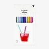 Reusable cocktail straws - 8 pcs