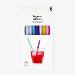 Reusable cocktail straws - 8 pcs