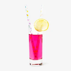 Reusable confetti straws - 8 pcs