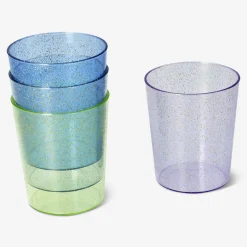 Reusable glitter cups - 4 pcs