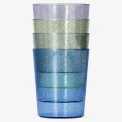 Reusable glitter cups - 4 pcs