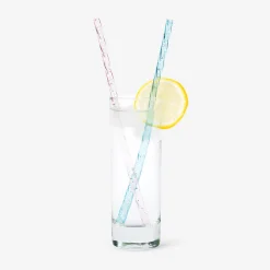 Reusable glitter straws - 8 pcs