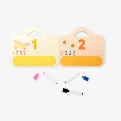 Reusable number learning book