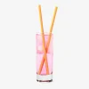 Reusable striped straws - 8 pcs