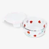 Round food container with berry print - 16 cm
