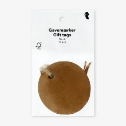 Round gift tags - 10 pcs