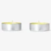 Scented tealights with citrus and green tea fragrance - 18 pcs