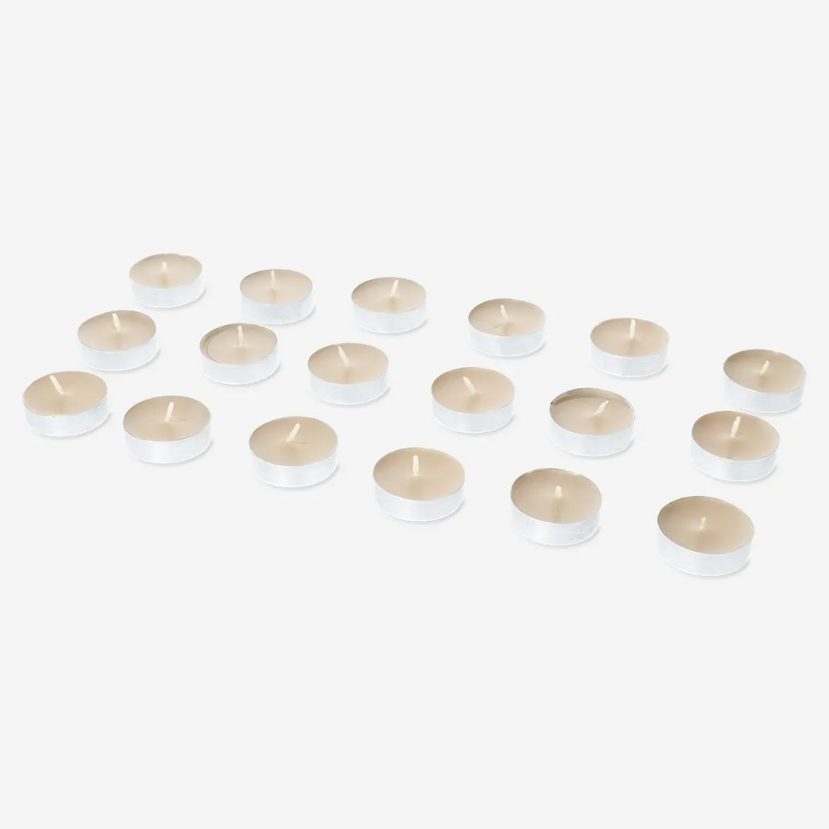 Scented Tealights with White Musk and Vanilla Fragrance - 18 pcs