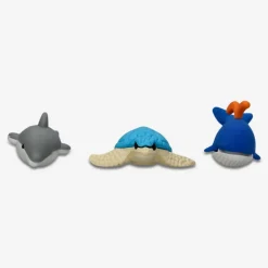 Sea animal erasers in box - 3 pcs