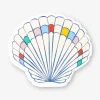 Seashell napkins - 16 pcs