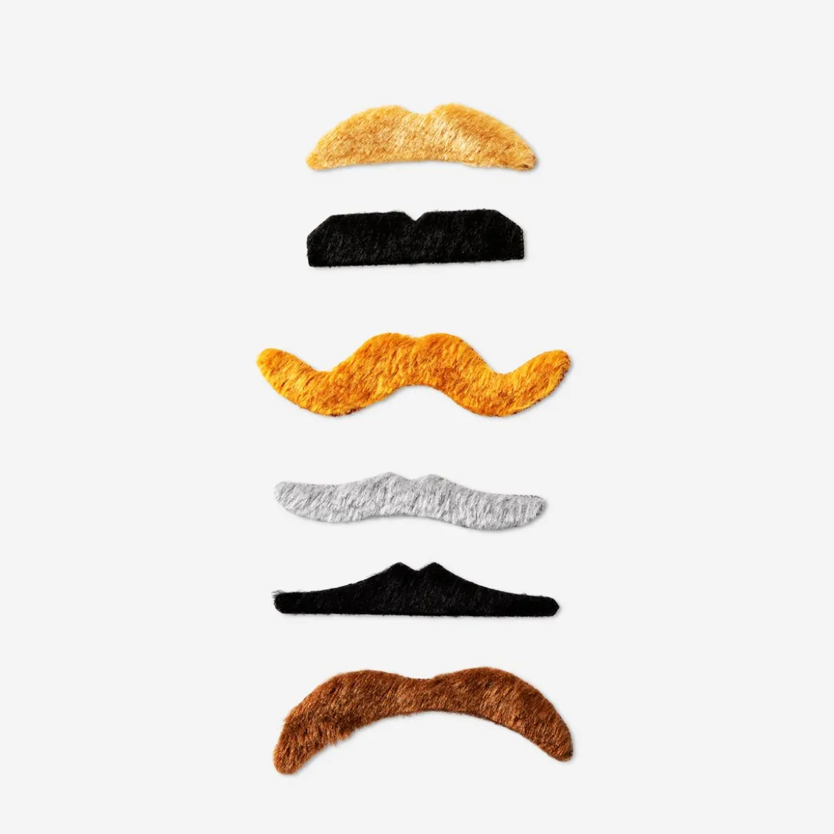 Self-Adhesive Moustaches - 6 pcs