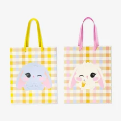 Set of Easter gift bags with bunnies - 2 pcs