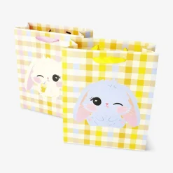 Set of Easter gift bags with bunnies - 2 pcs