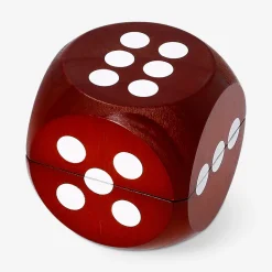 Set of wooden dice - 5 pcs
