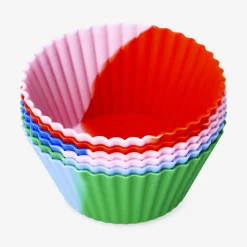 Silicone muffin baking molds - 6 pcs