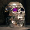 Skull fog machine with light