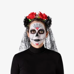 Skull make up kit with rhinestones
