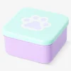 Snack box with paw print - 8.5x8.5 cm