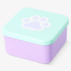 Snack box with paw print - 8.5x8.5 cm