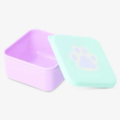 Snack box with paw print - 8.5x8.5 cm