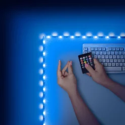 Sound reacting LED strip