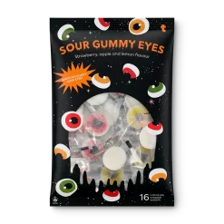 Sour gummy eyeballs
