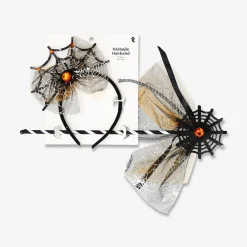 Spider web hairband with wand - For kids