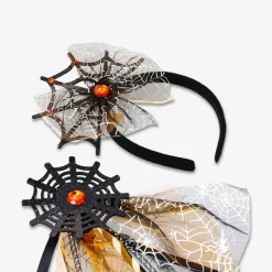 Spider web hairband with wand - For kids