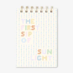 Spiral bound notepad