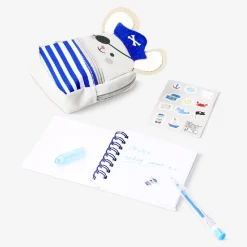 Stationery kit in mouse backpack
