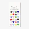 Stickers - Stars and hearts