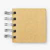 Sticky Memos Set with Beige Spiral Binding