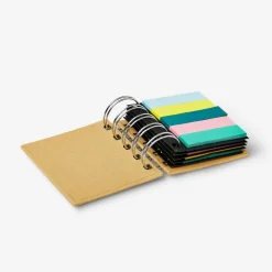 Sticky Memos Set with Beige Spiral Binding