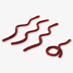 Sticky worms in a box