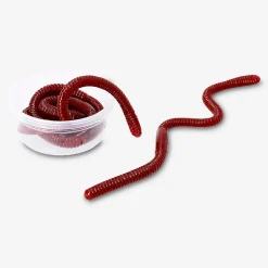 Sticky worms in a box