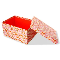 Storage box with autumn leaves - 28x20 cm