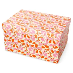 Storage box with autumn leaves - 28x20 cm