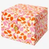 Storage box with autumn leaves - 15x15 cm