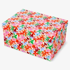 Storage box with geometric print - 17x24