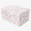 Storage box with multi coloured flowers - 17x24 cm