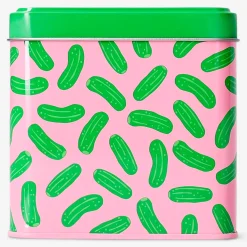 Storage tin with pickle print - 10 cm
