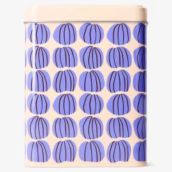 Storage tin with pumpkin print - 13 cm